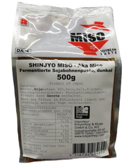 Miso Suppenpaste fermentierte Sojabohnenpaste dunkel (Aka Miso) 500g SHINJYO - Sốt súp miso (dark-đỏ) 500g SHINJYO