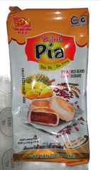 Pia Dessert Kuchen, gefüllt mit Rotebohnen & Durian 400g - Bánh Pía đậu đỏ và Sầu riêng 400g TAN HUE VIEN