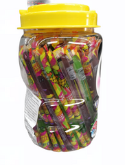 Jelly Straws Assorted jar - Thạch que 1650g ABC (hộp con gấu trúc)