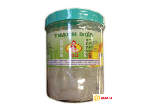 Süße Kokosnuss-Gelee 1kg - Thạch Dừa Foli