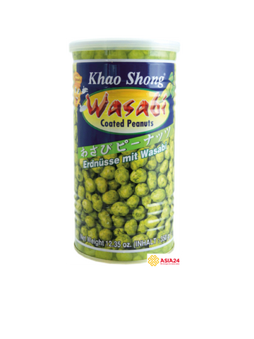 Erdnüsse mit Wasabi - Lạc đậu phộng mù tạc 350g Khao Shong