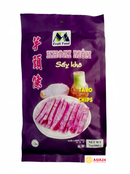 Getrockenete Taro chips - Khoai môn sấy 200g Minh Phát