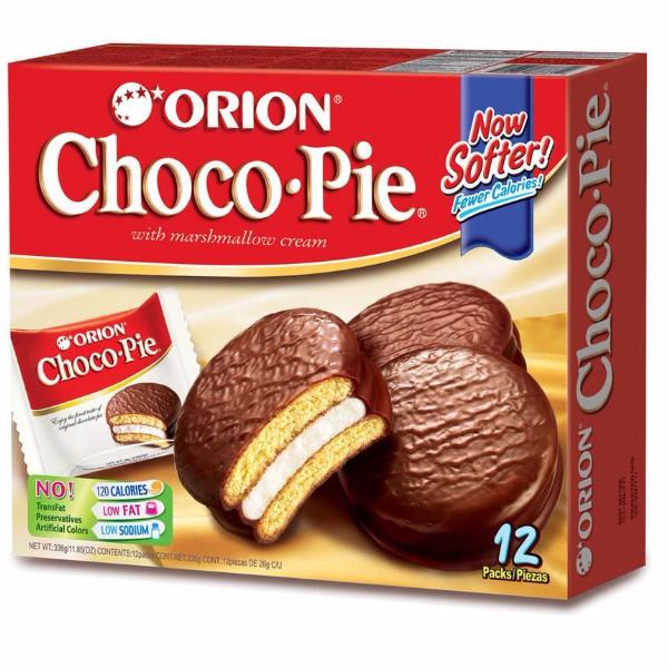 Amazon.com: Lotte Cacao Choco Pie, 11.85oz : Grocery & Gourmet Food