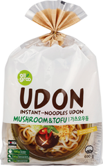 Udon Nudeln, Tofu und Pilze 3 Portionen 690g ALLGROO