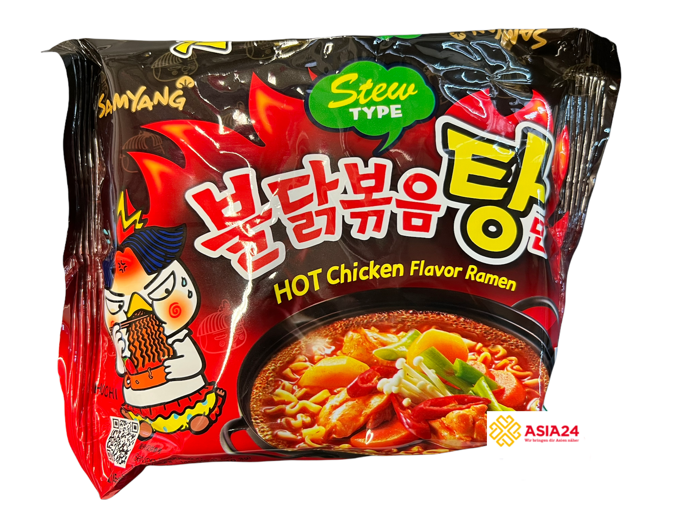 Hot Chicken Flavor Ramen Samyang Stew Type145g- Mì cay Hàn Quốc Samyang STEW TYPE huong vi Lau thai 145g