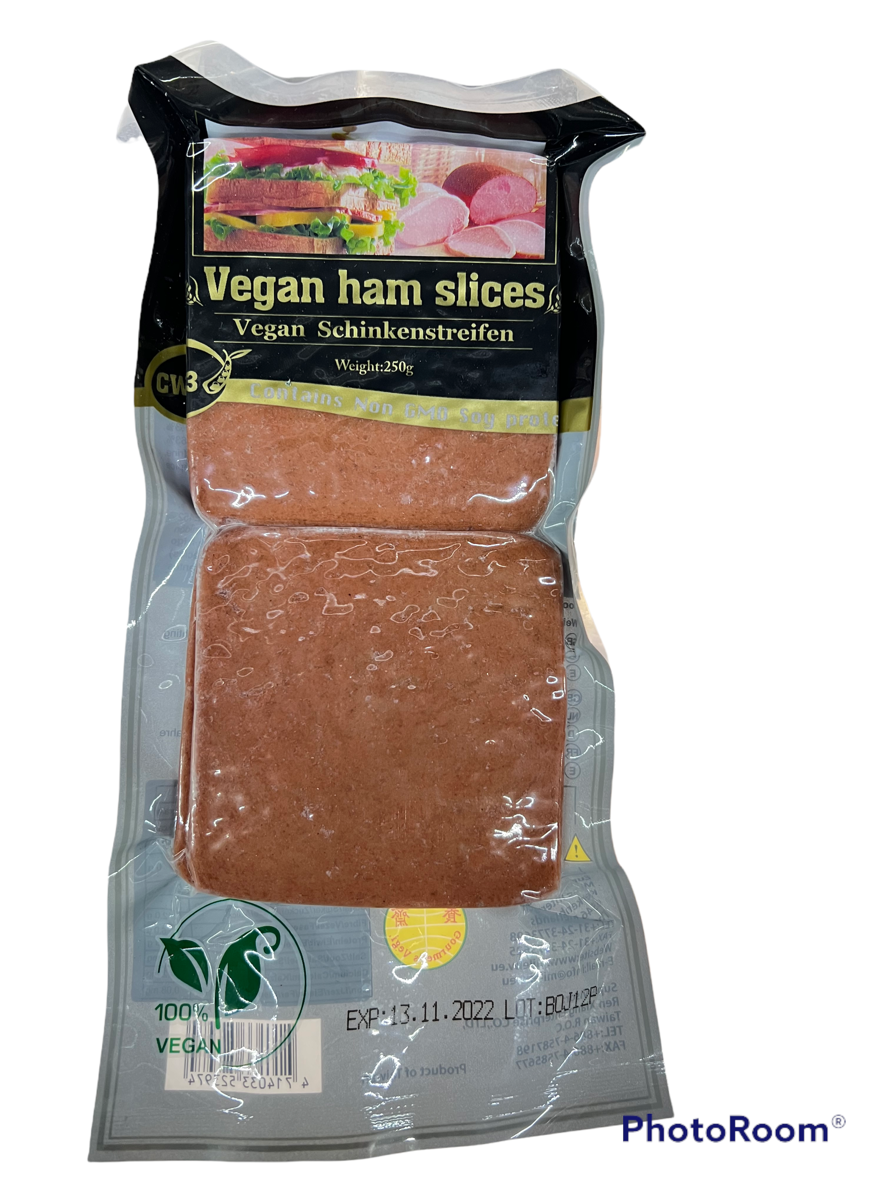 Vegan Sandwich Schinken in Scheiben - Giăm bông chay miếng 250g Gourmet's Vegi