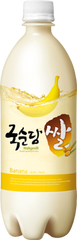 MAKKOLI Reisbier Banane 4% - Bia gạo vị chuối Hàn Quốc 750ml KSD