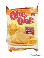 Rice Kekse OneOne Mais Käse Geschmack 118g - Bánh gạo OneOne vị phô mai ngô 118g