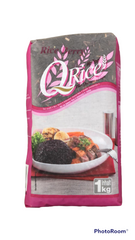 QRice Schwarzer Jasmin Rice Berry Reis Thailand 1kg- Gạo lứt thái lan 1kg ( hồng)