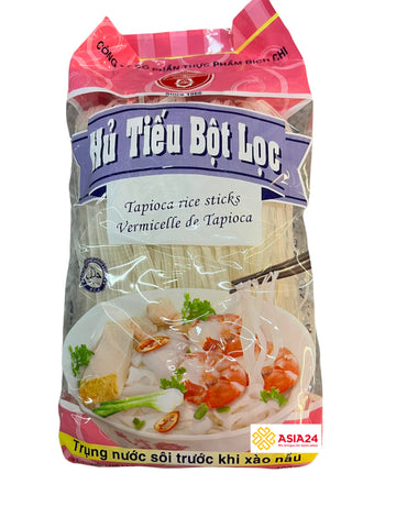 Getrocknete Reisnudeln aus Tapiokamehl - Hủ tiếu bột lọc 400g Bích Chi