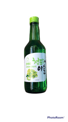 Jinro Green Grape 13% 360ml- Rượu Soju vị nho xanh 13% 360ml