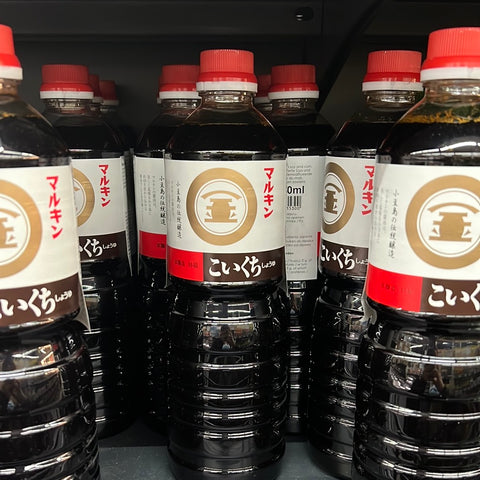 Soy Sauce Dark - Dunkle Sojasauce (Koikuchi Shoyu) - Xì dầu đặc 1L Marukin