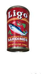 Sardinen in Tomatensauce hot - Cá cơm sốt cà chua cay 155g LIGO