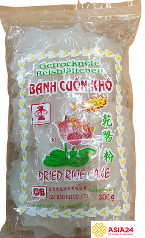 Gia Bao Getrocknete Reisblättchen 300g - Bánh cuốn khô Gia Bảo