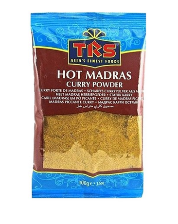 Hot Madras-Currypulver scharf - Bột cà ry cay Madras 100g TRS