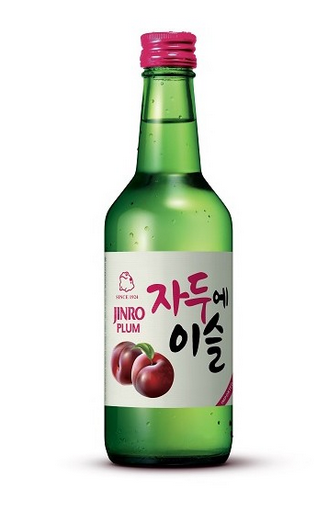 Jinro Plum 13% Pflaumen Geschmack 360ml- Rượu Soju vị mận 13% 360ml