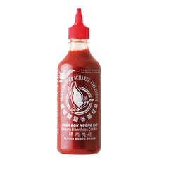 KO BAN Sriracha Chilisauce  Super Hot 455ml Flying Goose - Tương ớt Sriracha super hot 455ml nắp đỏ