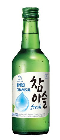 Jinro Chamisul Fresh Soju 17,2% 350ml- Rượu soju Fresh 17,2% 350ml